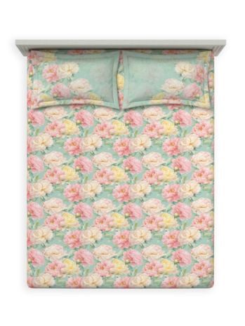 Bedsheets - King Premium digital print Soft cotton bedsheet - Elemental