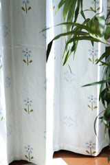 Curtains - Daisy Bloom Printed Opaque Curtain
