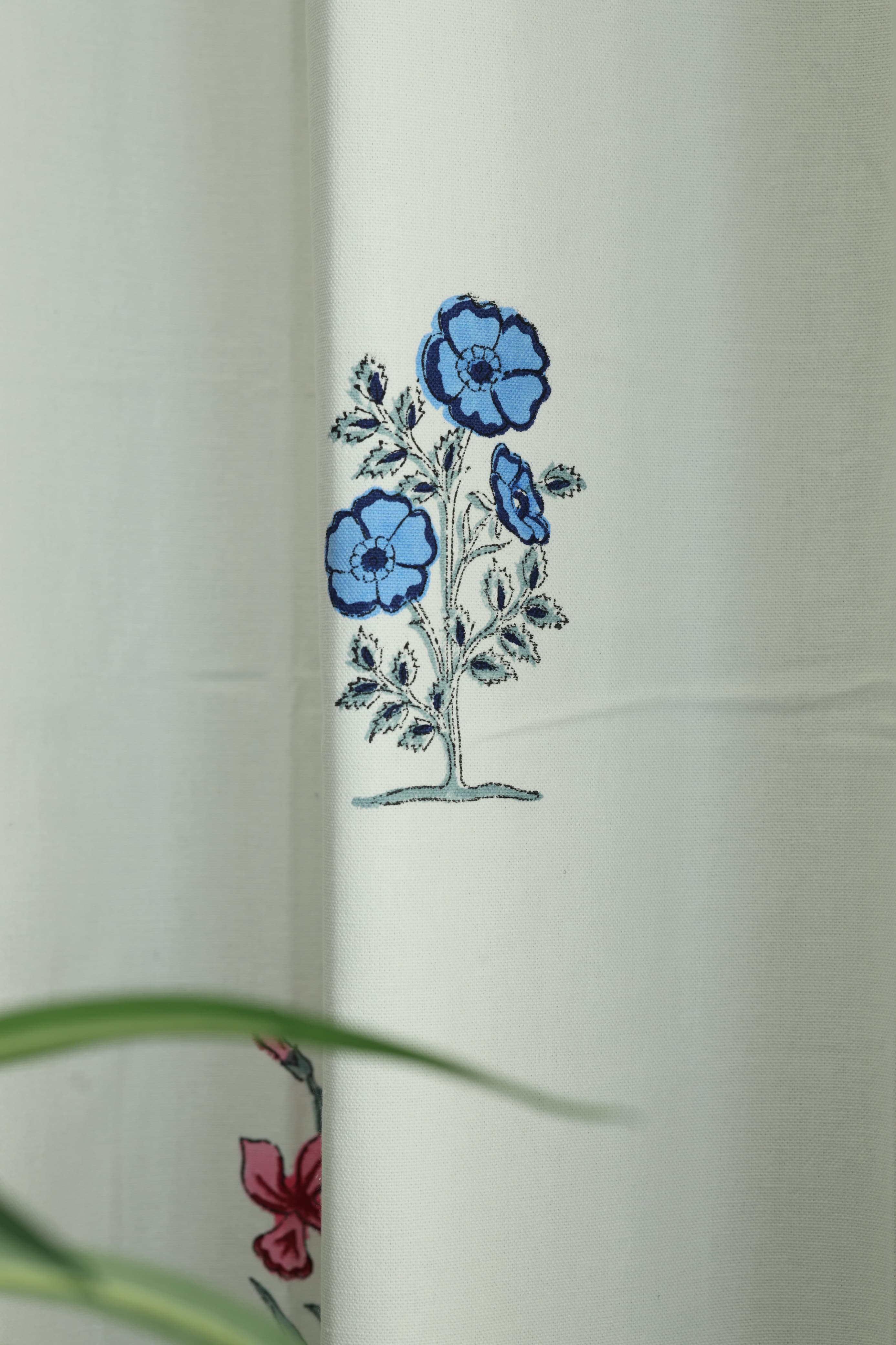 Curtains - Handblock printed curtains base