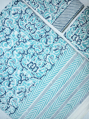 Bedsheets - Super king Mugal premium handblock cotton bedsheets