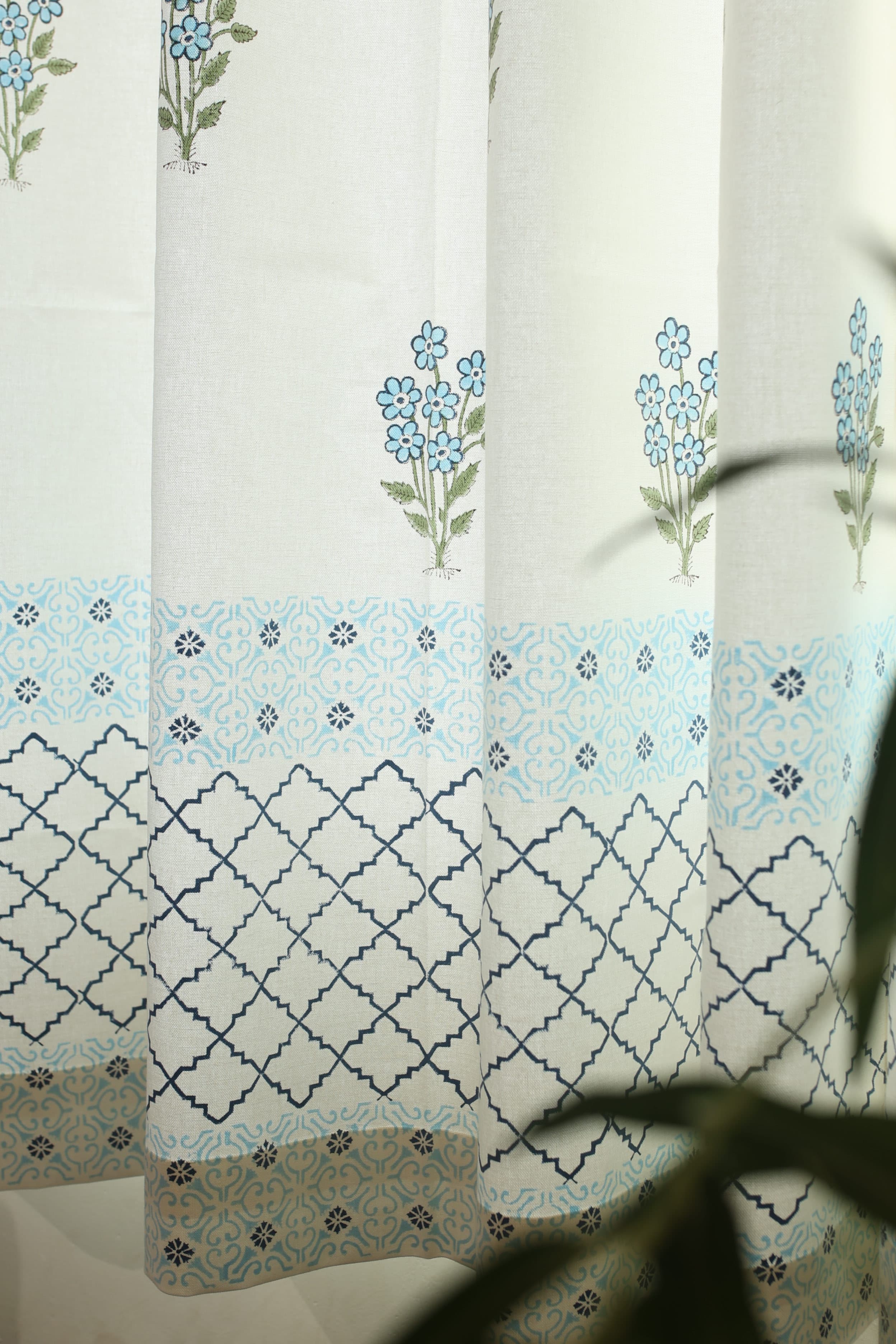 Curtains - Handblock printed curtains