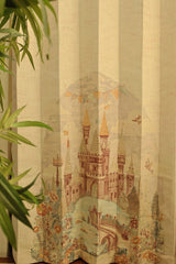 Curtains:Kids printed curtains(sheer and opaque)