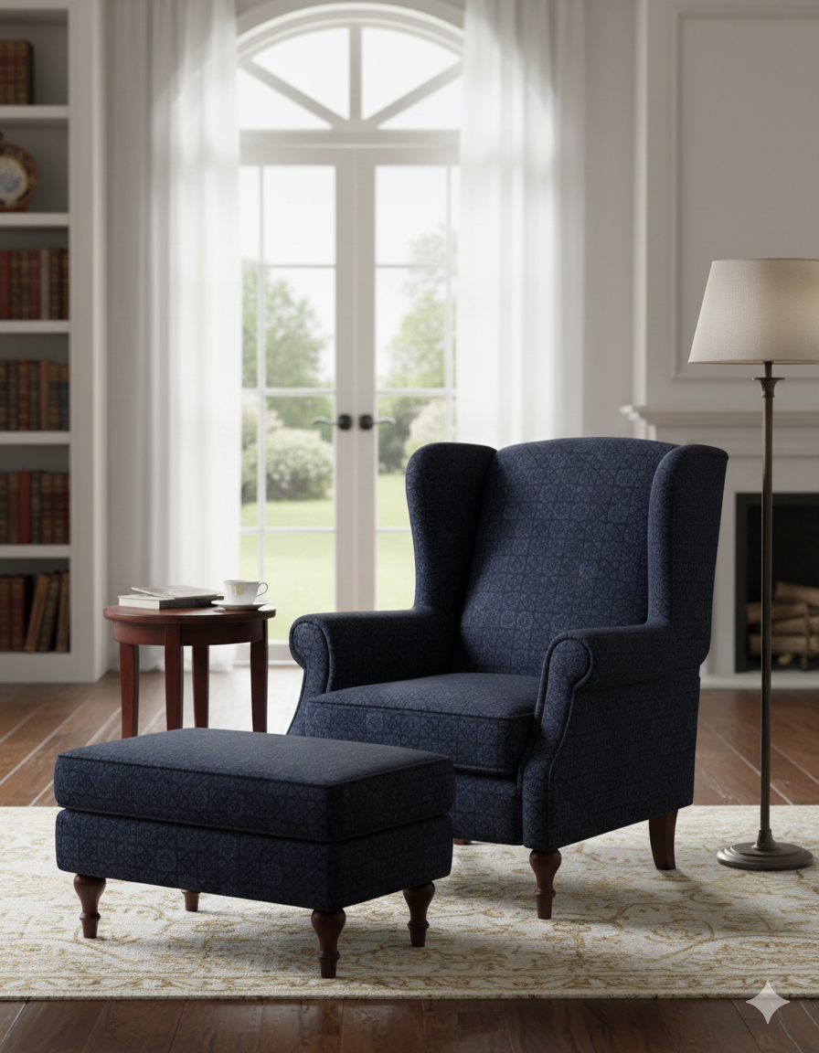 Upholstery fabrics -Ajrakh(Bughti)