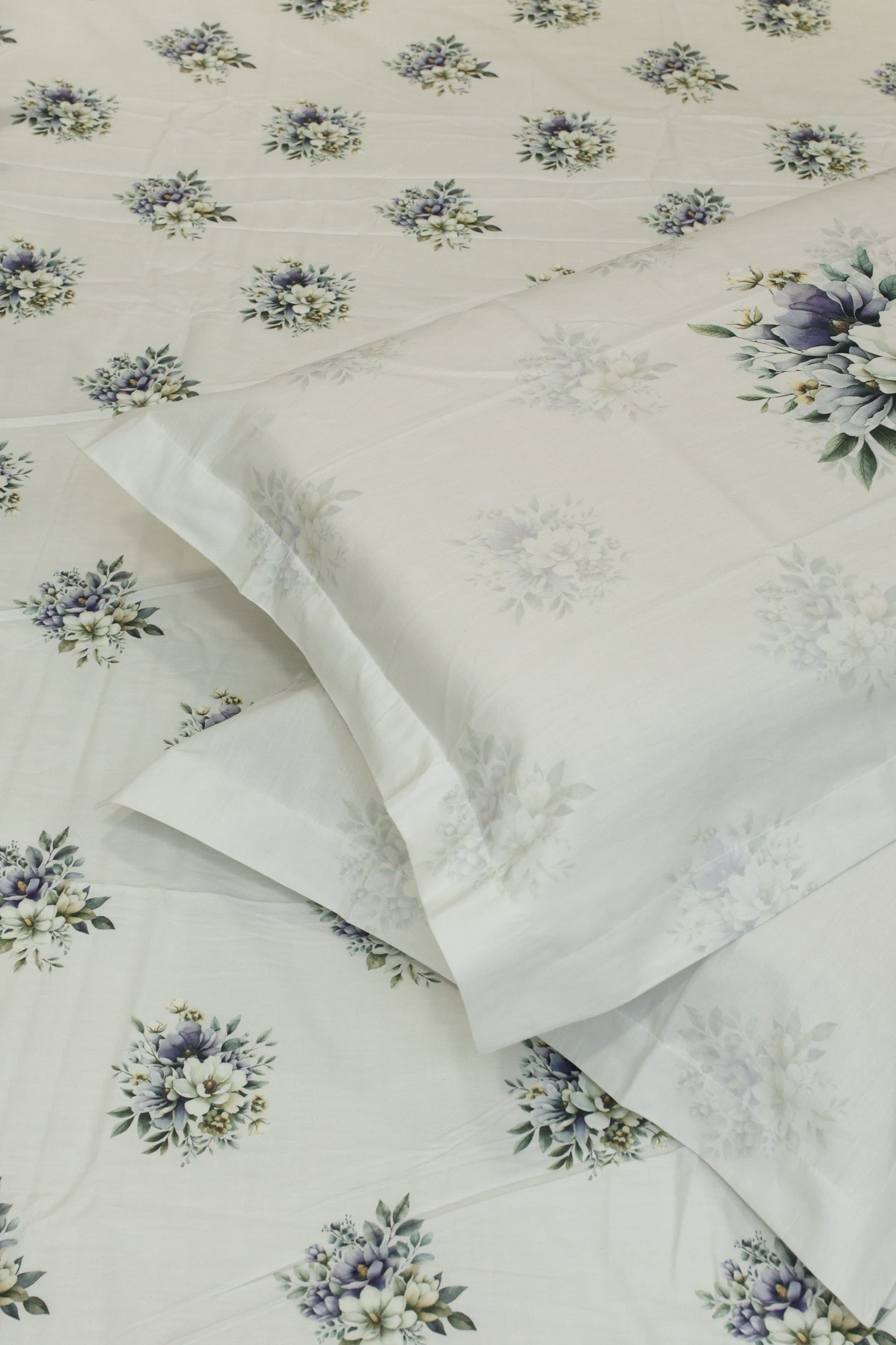 Bedsheets - King premium soft cotton bedsheet Digital Print DD   VATIKA