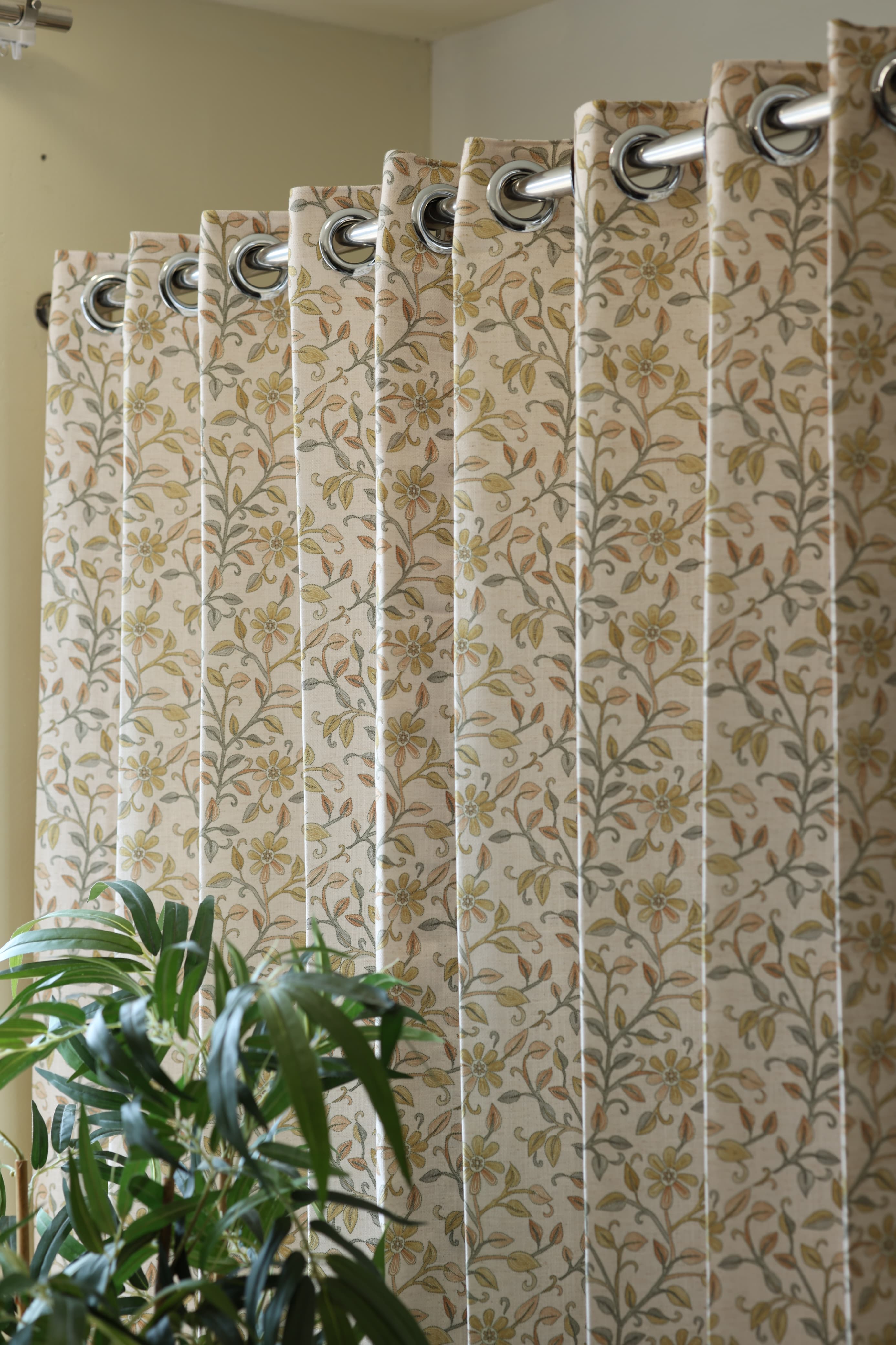 Curtains - Premium kantha print floral opaque curtains prebooking