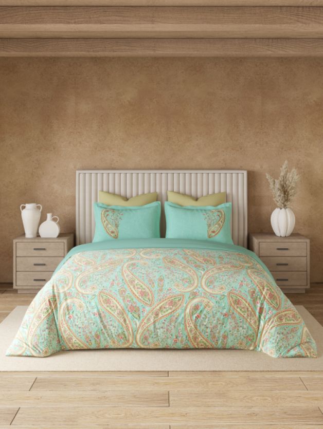 Bedsheets - King Premium digital print Soft cotton bedsheet - Elemental