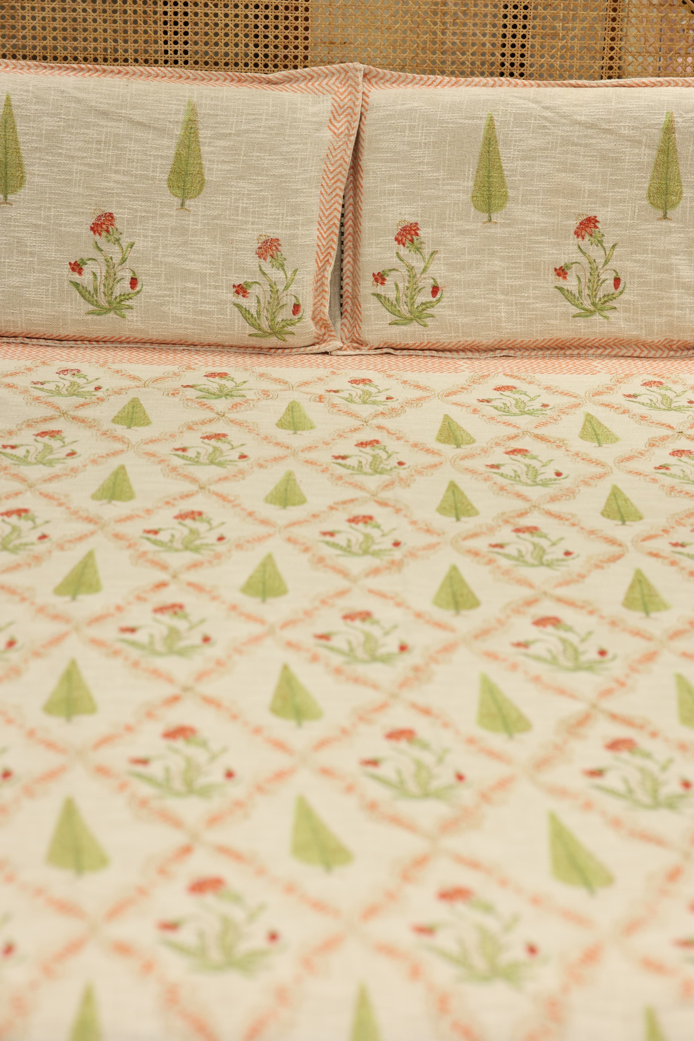 Spread : Handblock Jute Bedspread
