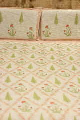 Spread : Handblock Jute Bedspread