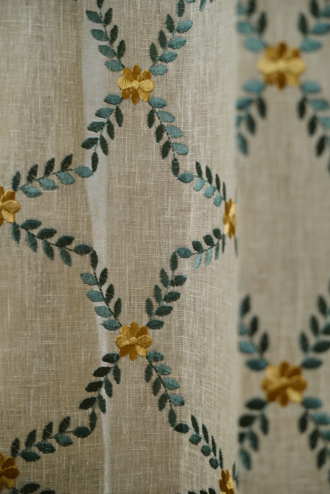 Curtains - Premium Embroidery designer sheer curtains