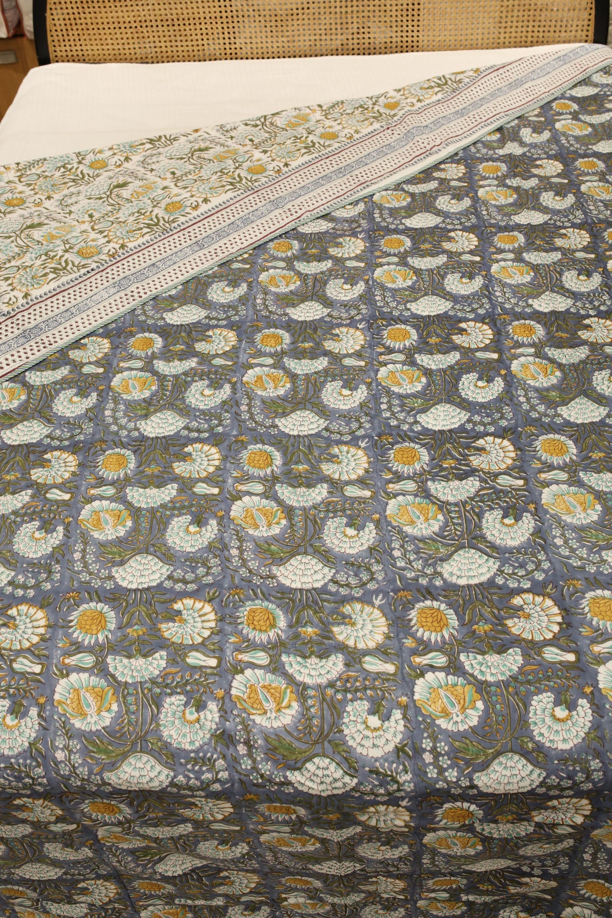 Double dohar / Blanket - Mughal handblock print