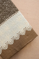 Bedsheets - Premium King soft cotton lace bedsheets majestic