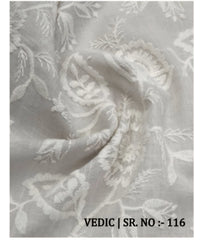 Fabric only Curtains -Premium embroidered designer curtains semi Transparent