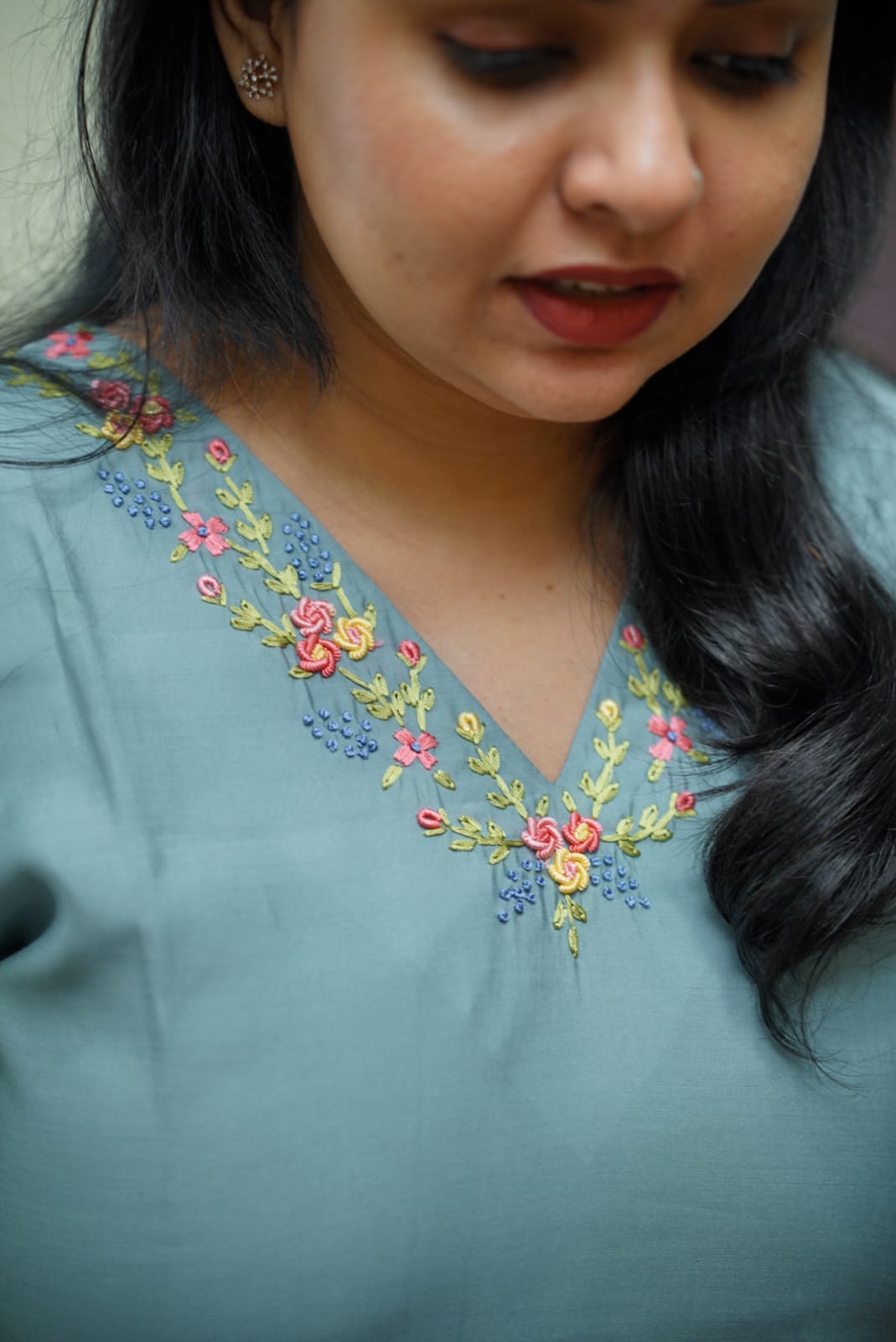 Kurti with sleeve