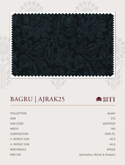 Upholstery fabrics -Ajrakh(Bagru)