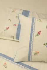 Bedsheets - King premium Machine Embroidery Bedsheet multi