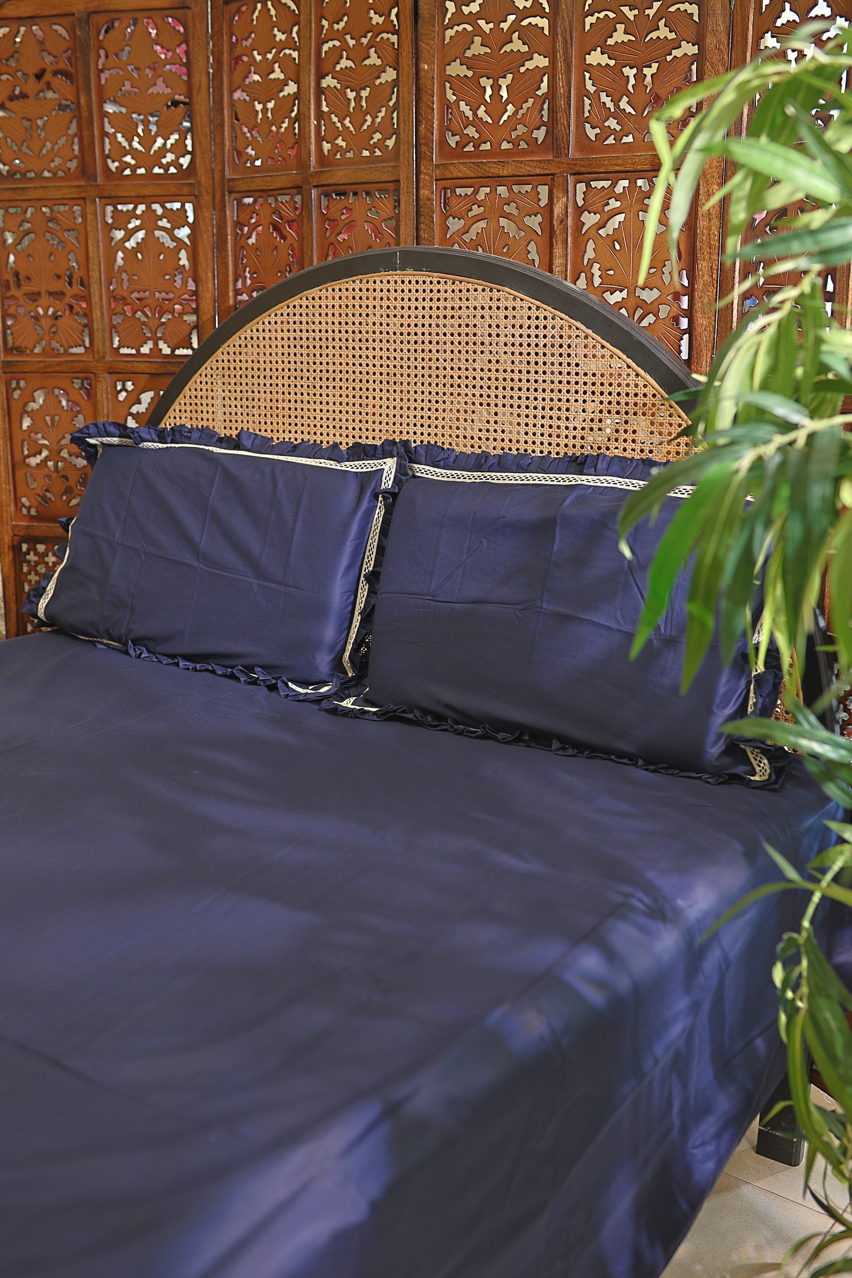 Bedsheets -Queen Satin plain colour bedsheets