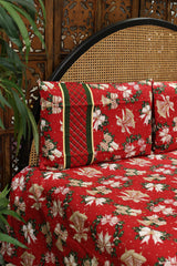 Queen Size Christmas Theme Bedsheet Set - Xmas Edition