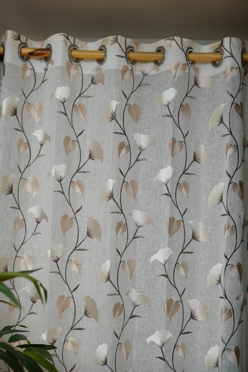 Curtains - Premium Embroidery designer sheer curtains