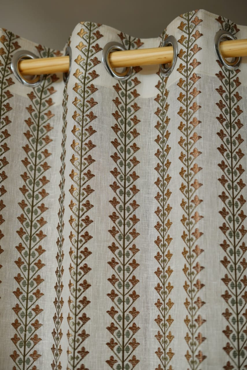 Curtains - Premium Embroidery designer sheer curtains