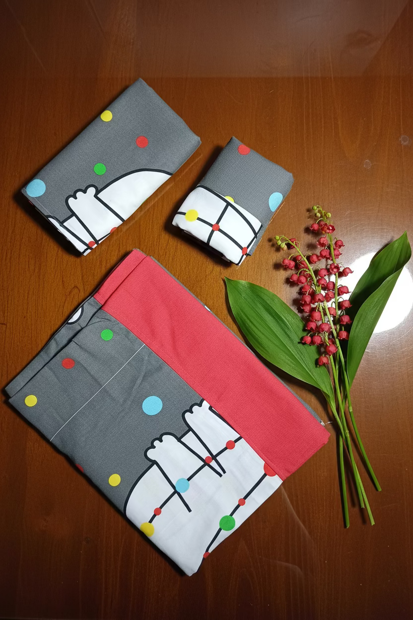Bedsheets- Single Size daily use border bedsheets