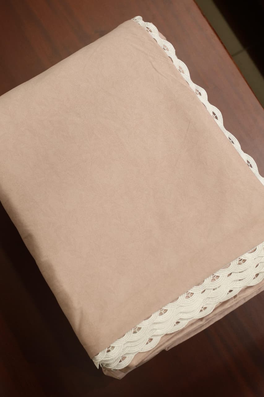 Plain single Dohar / Blanket lace