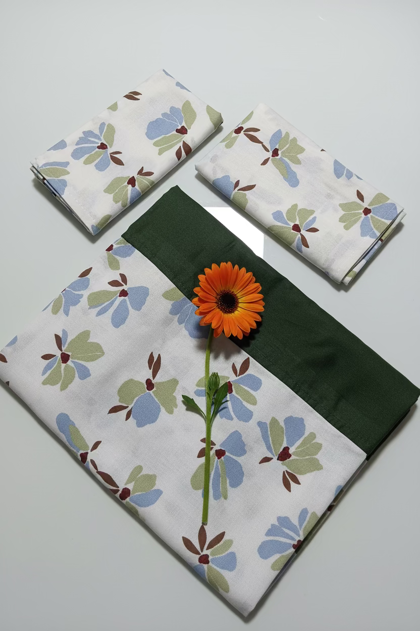 Bedsheets-Queen daily use border bedsheets