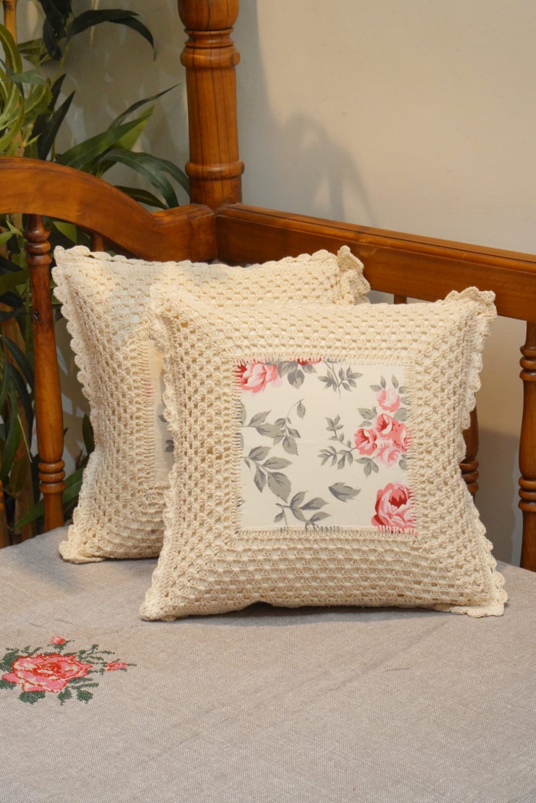 Cushion covers - crochet cushion covers Size: 12*12 Inches