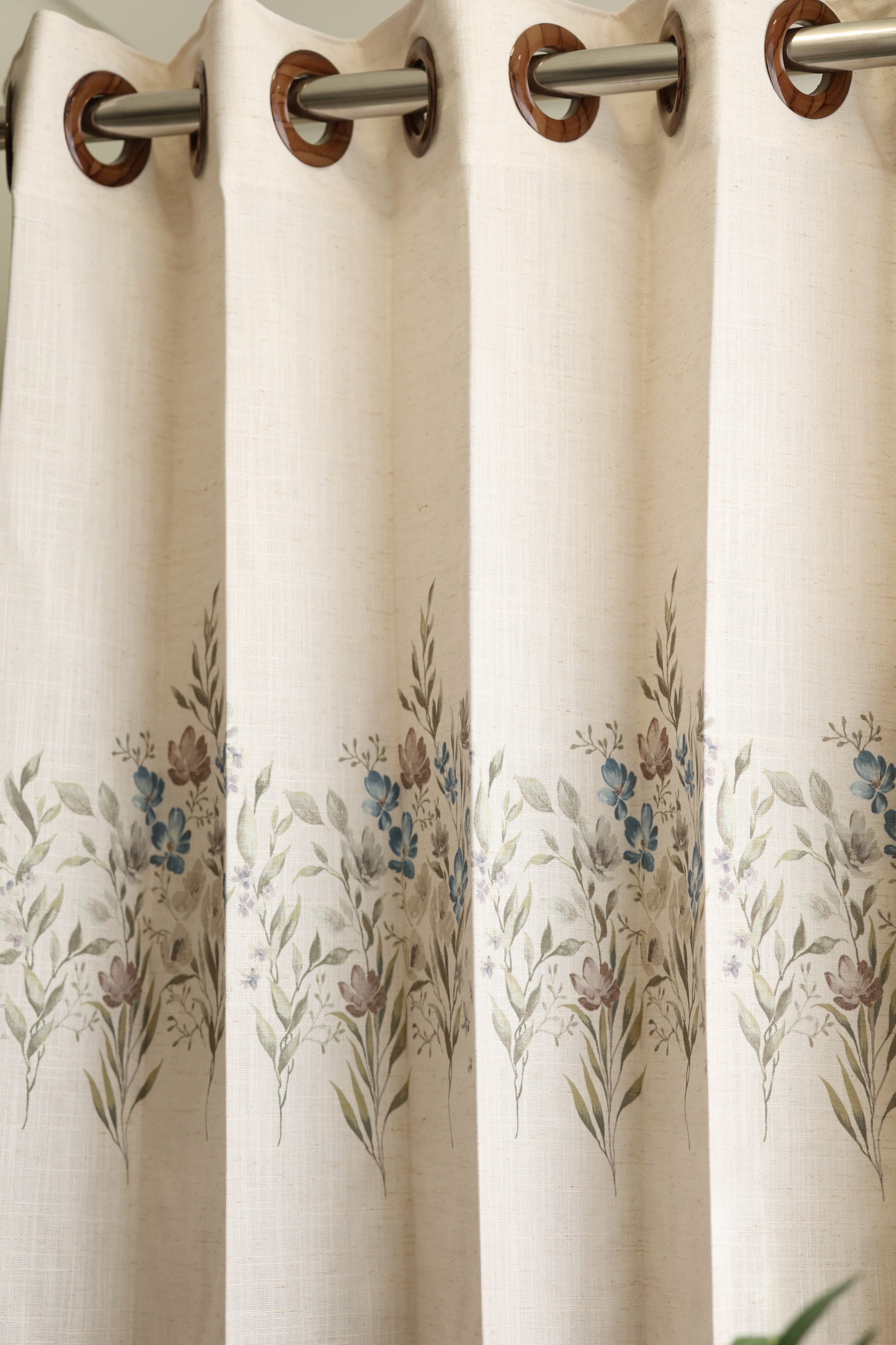 Curtains English floral printed curtains (sheer and opaque) prebooking