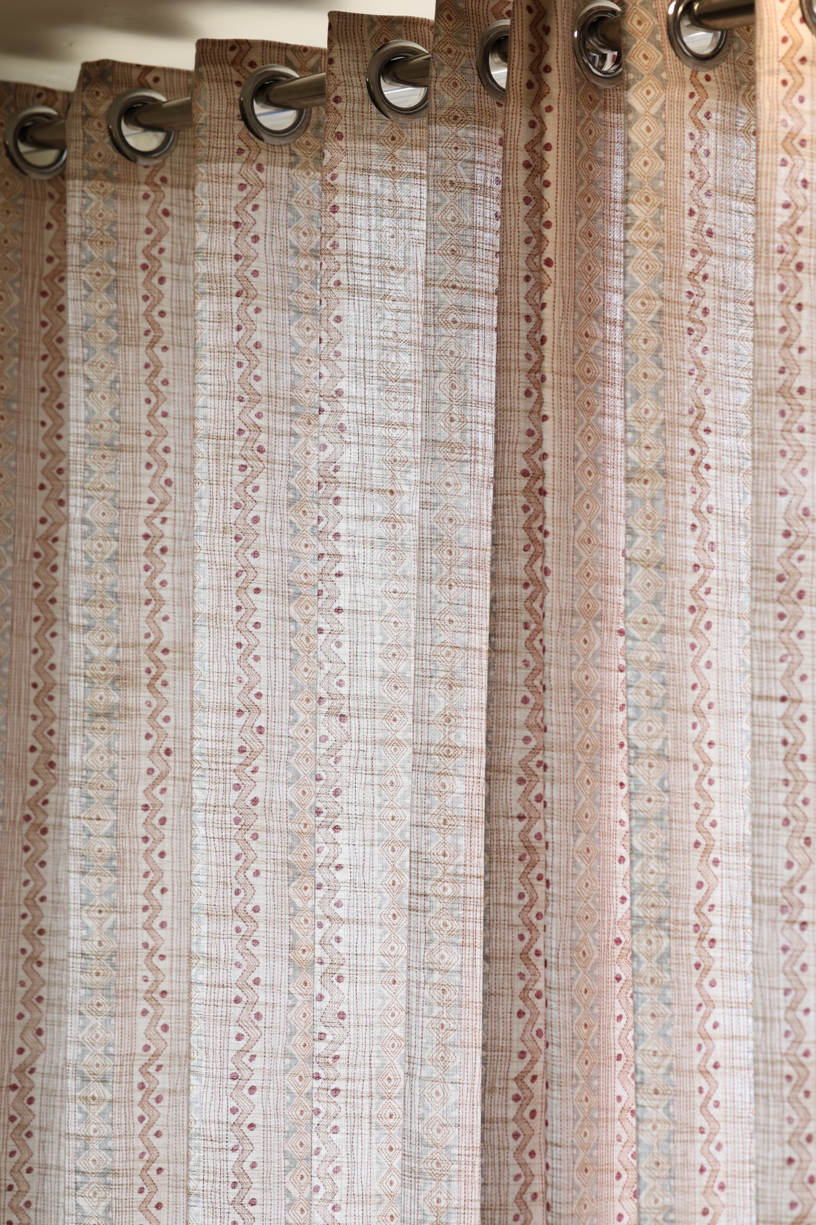 Curtains - Premium kantha print floral opaque curtains prebooking