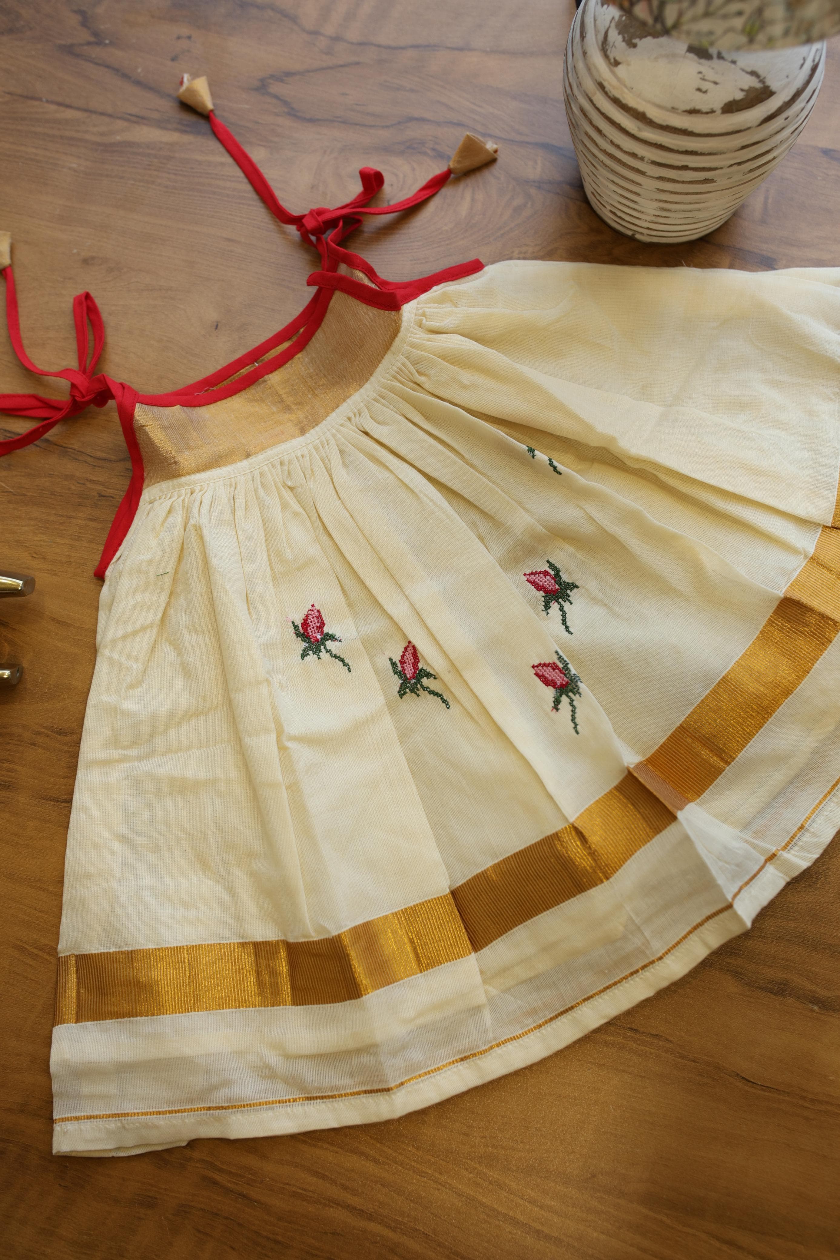 Kids dress - Onam collection 10-12 months