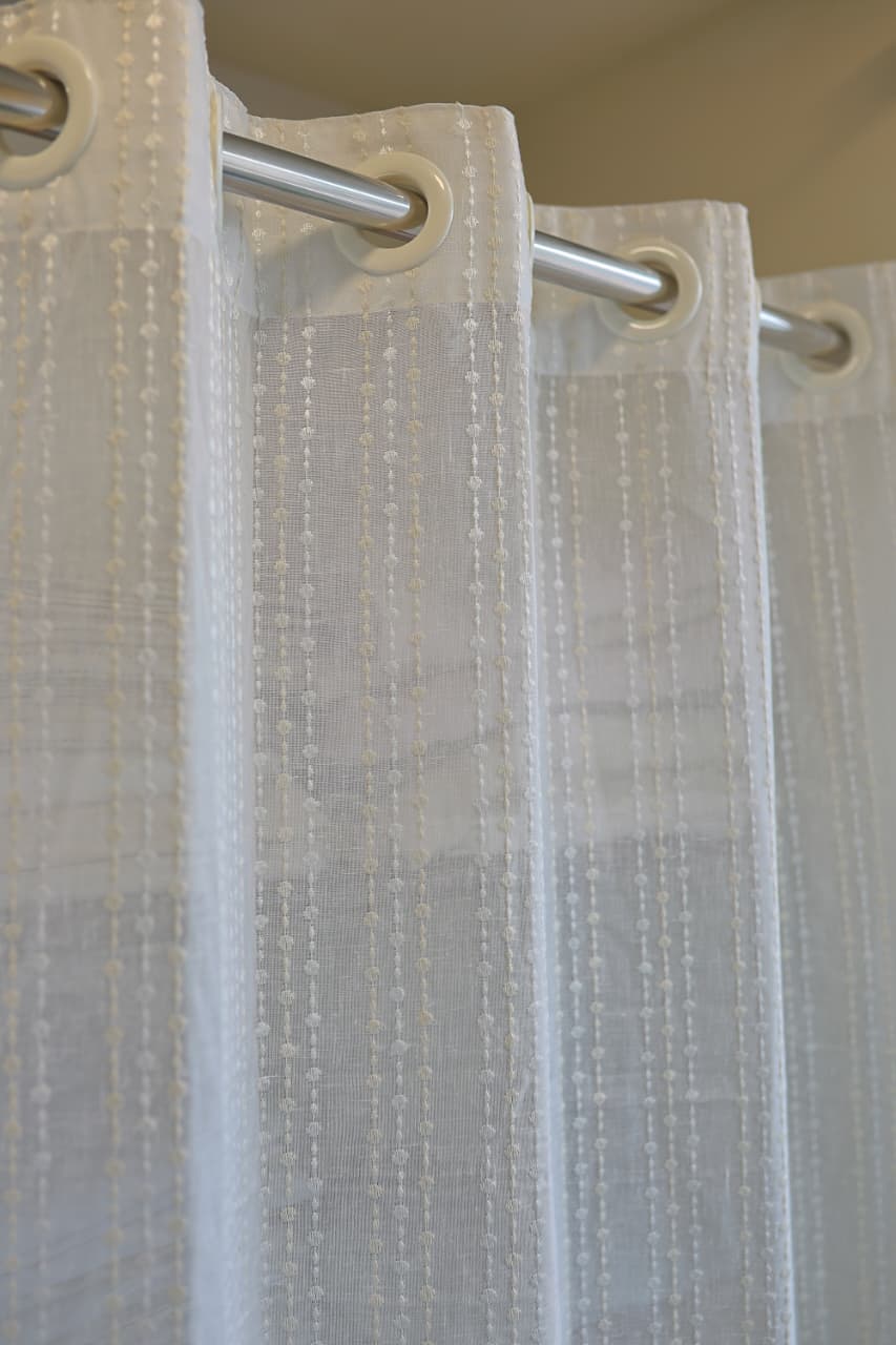 Curtains -Premium embroidered sheer curtain