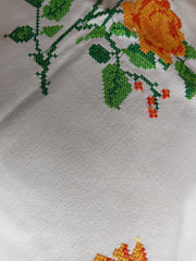 Cushion covers:Cross stitch embroidery 16*16 inches