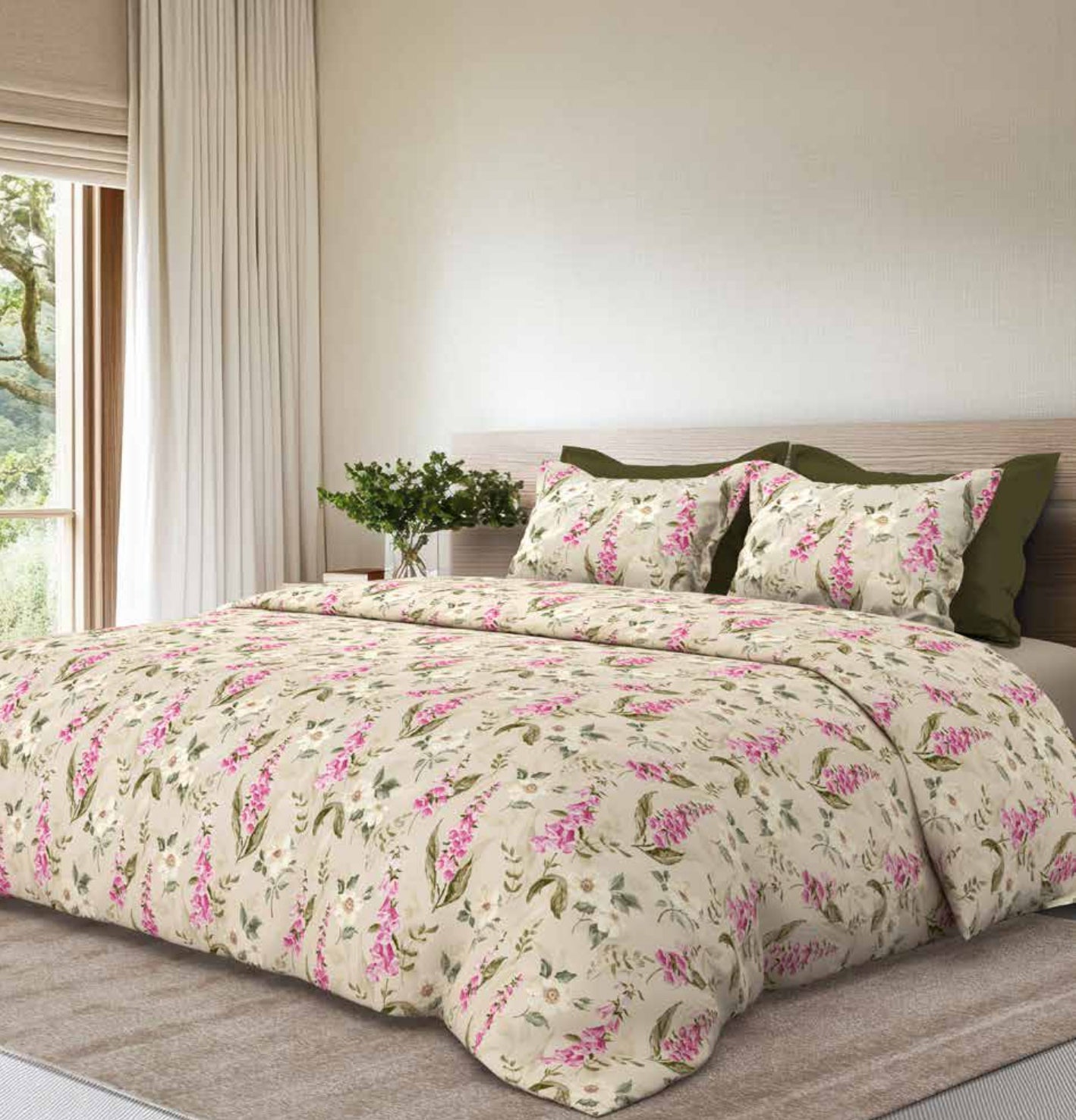 Bedsheets - king bedsheet set - premium soft cotton digital print Impressions