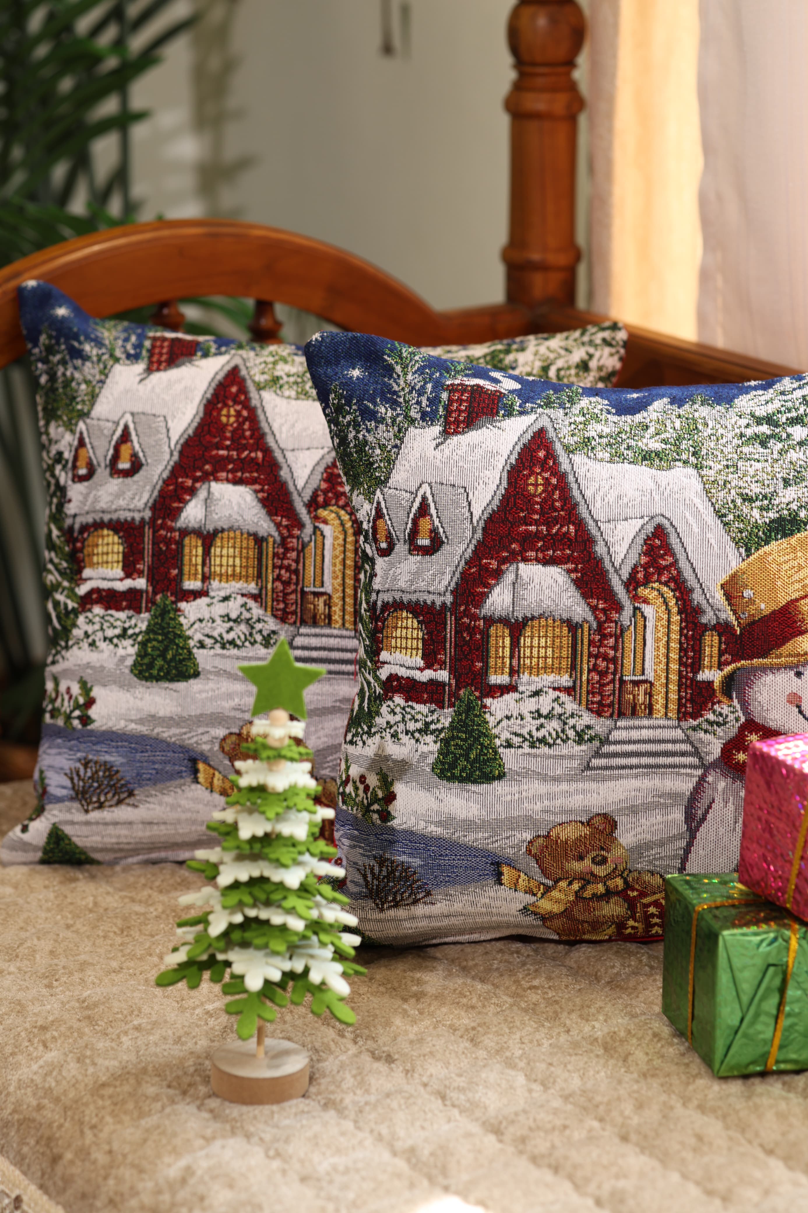 Cushion covers - Xmas edition jacuard