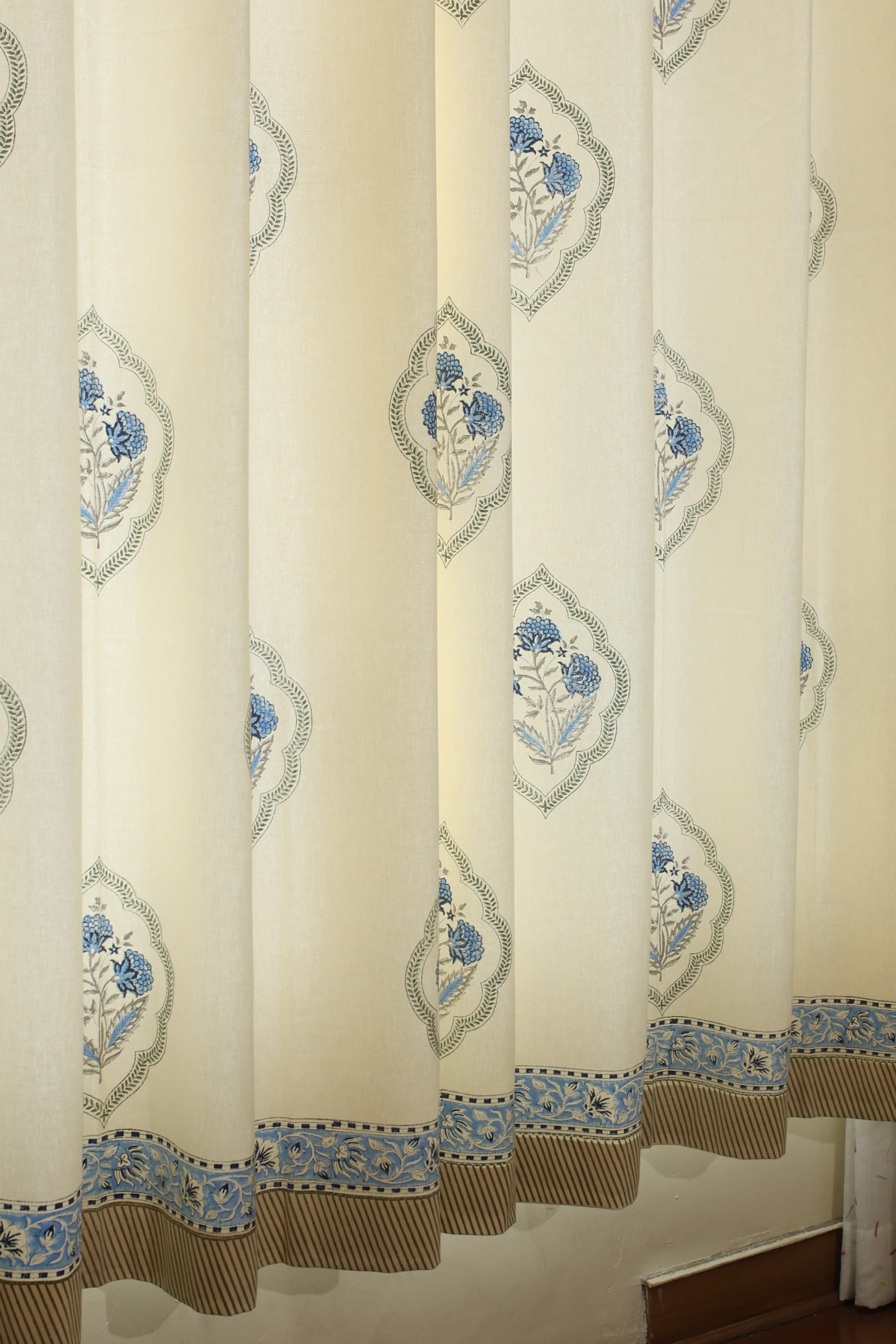 Curtains - Handblock printed curtains