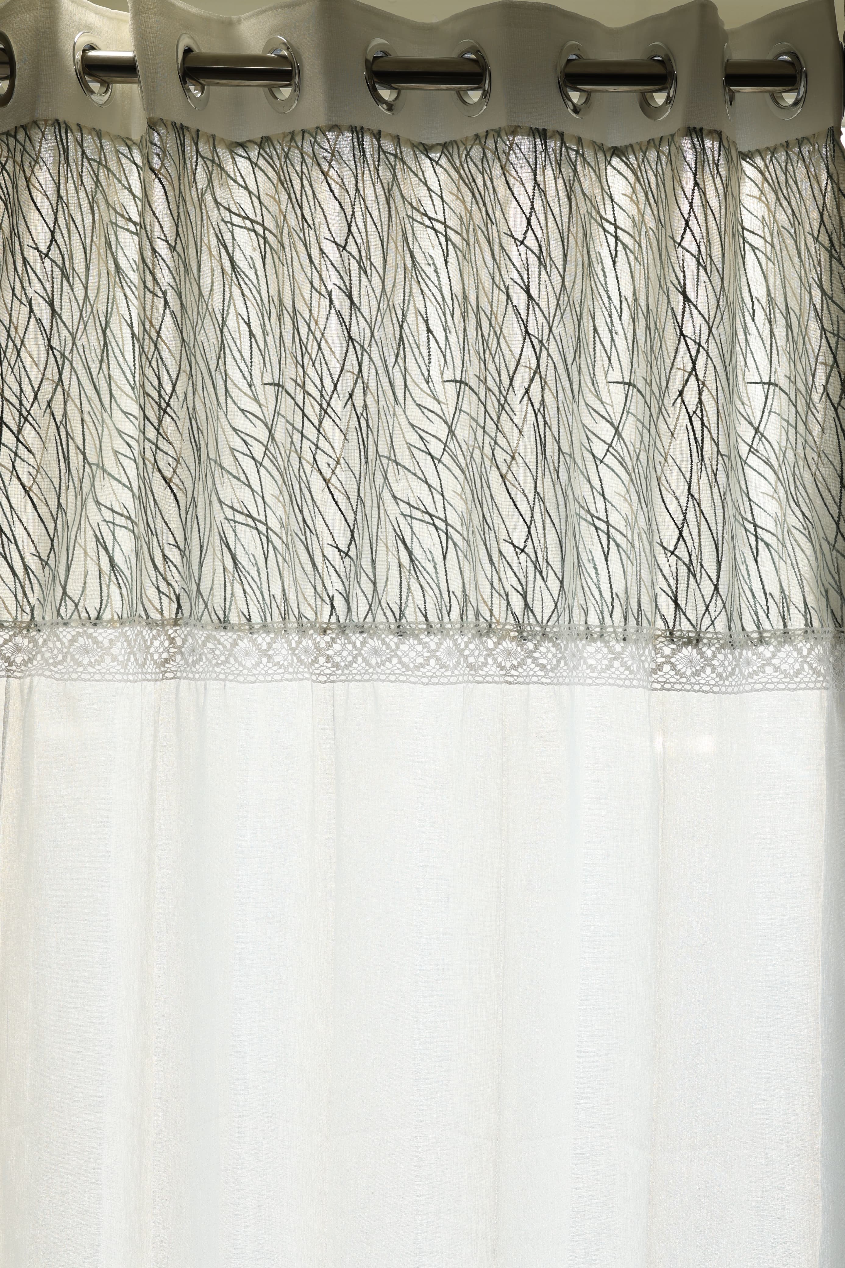 Curtains-Premium embroidery designer sheer curtains prebooking (description )