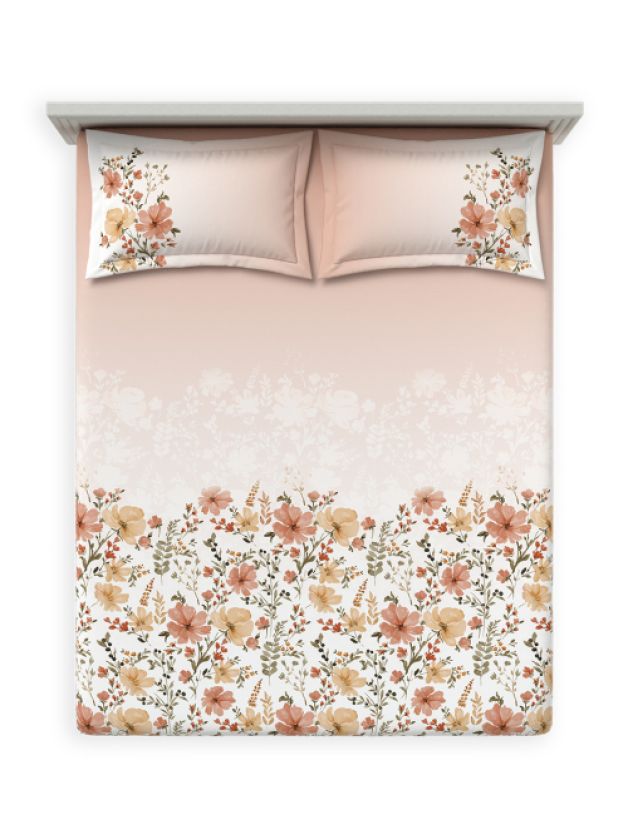 Bedsheets - Queen premium soft cotton bedsheet Digital print DD