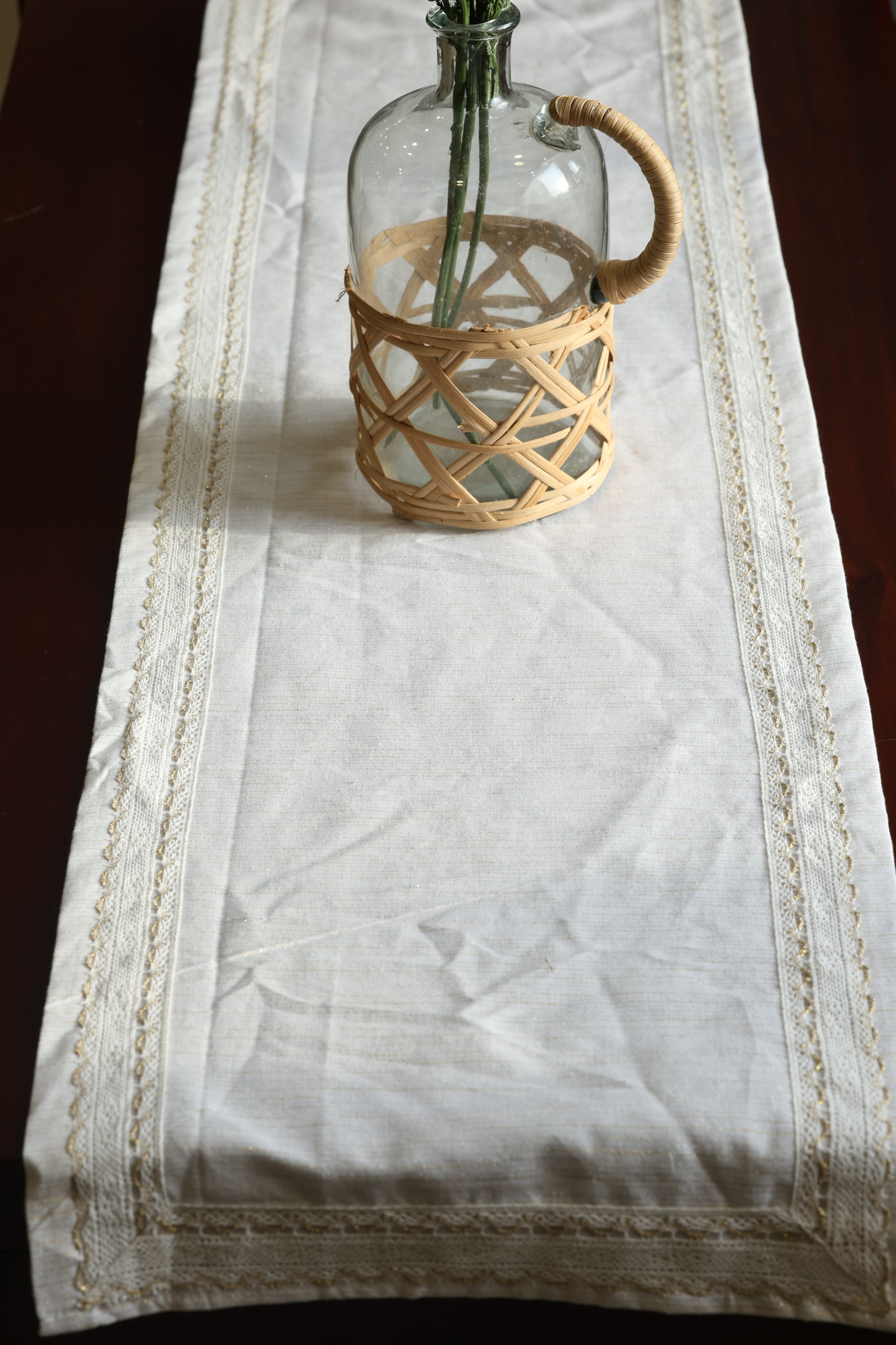 Table runners - 6 seater embroidery