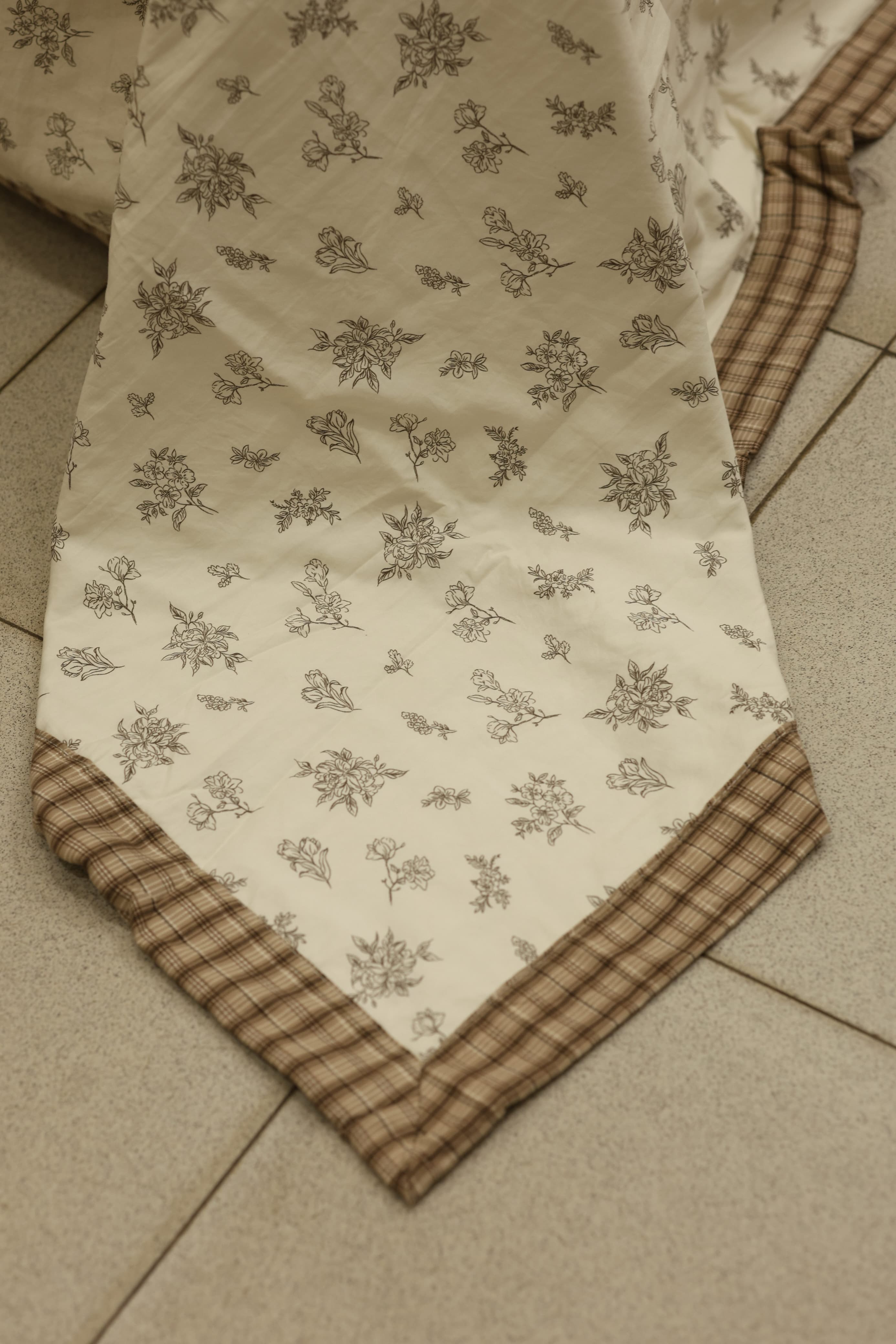 Double Dohar / blanket - English Floral