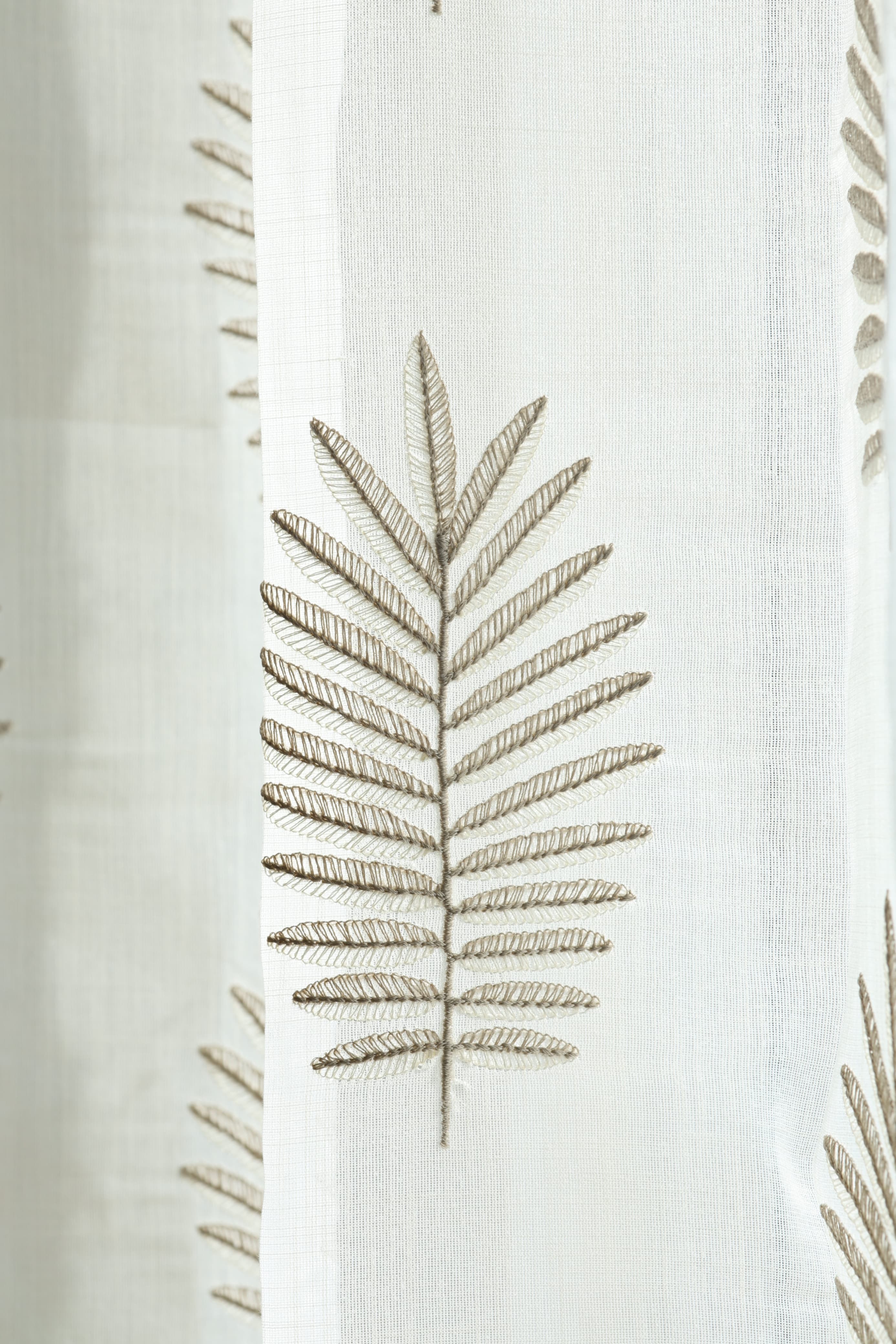 Premium Embroidery Sheer Curtain – Zinnia
