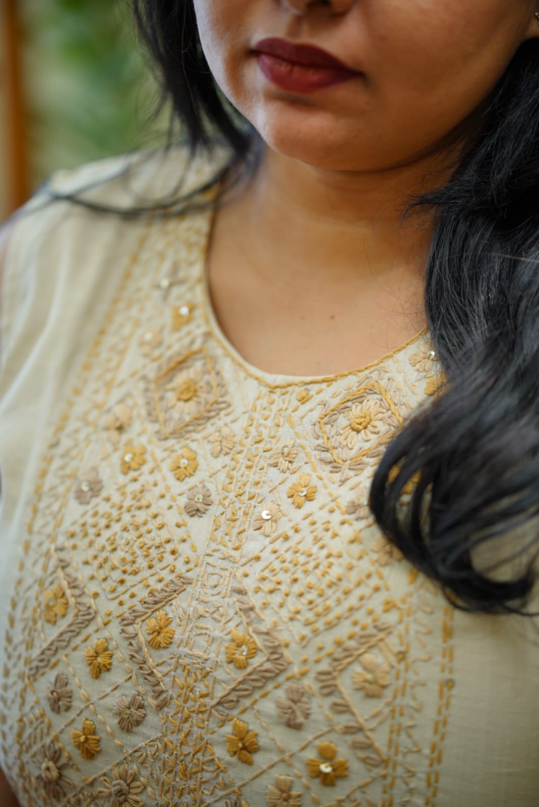 Kurti with sleeve