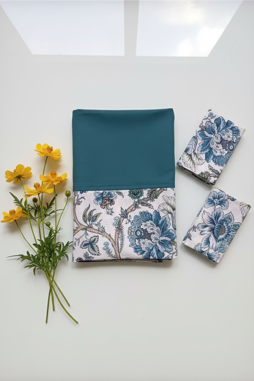 Bedsheets-Queen daily use border bedsheets