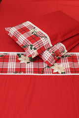 Queen Size Christmas Theme Bedsheet Set - Xmas Edition