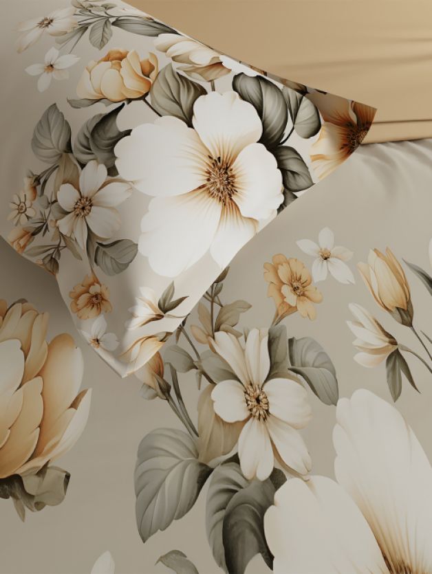 Bedsheets - Queen premium soft cotton bedsheet Digital print DD (mem)