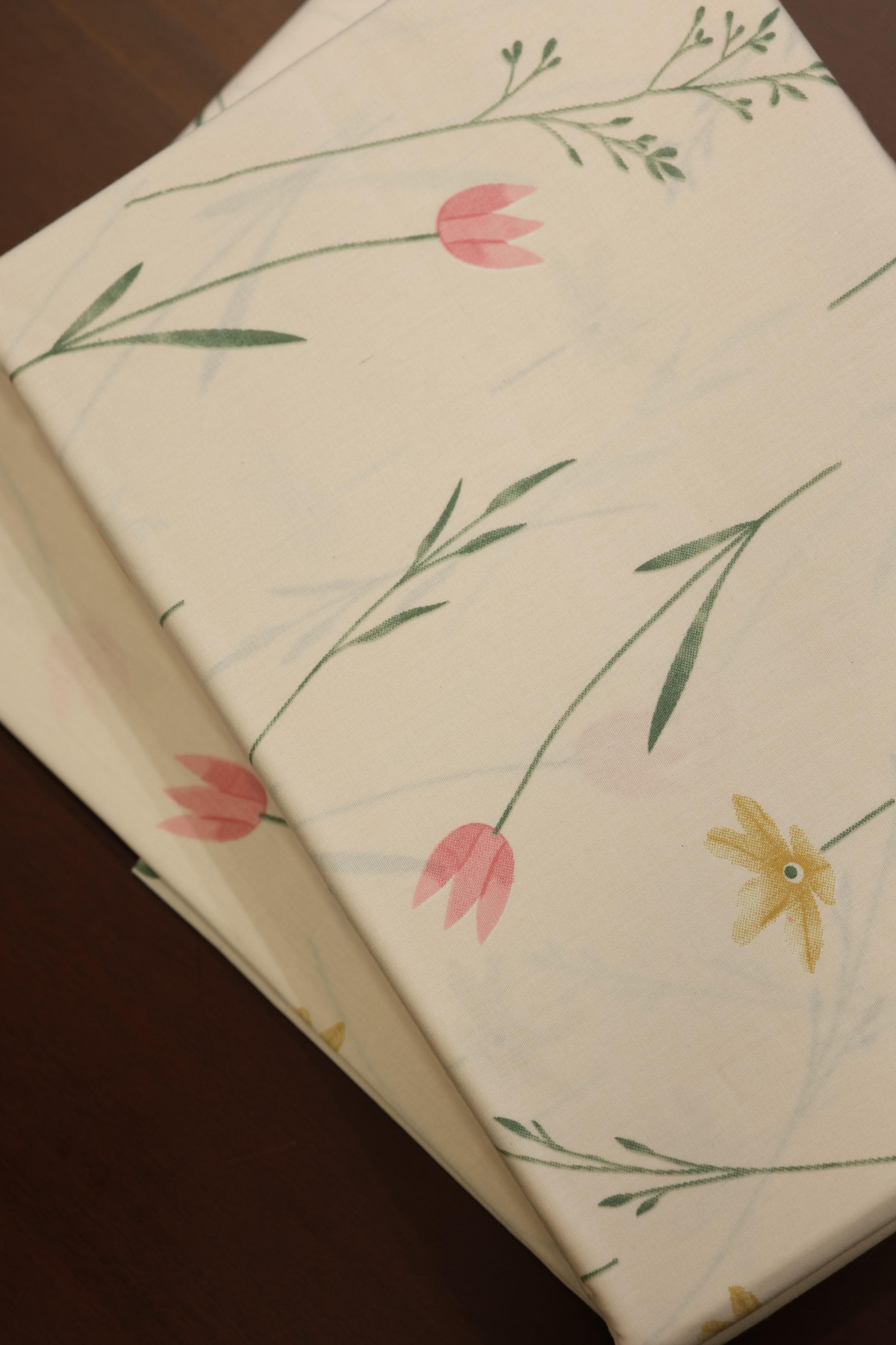 King soft cotton petal bedsheets