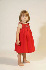 Kids smocked dress 18-24 months Xmas
