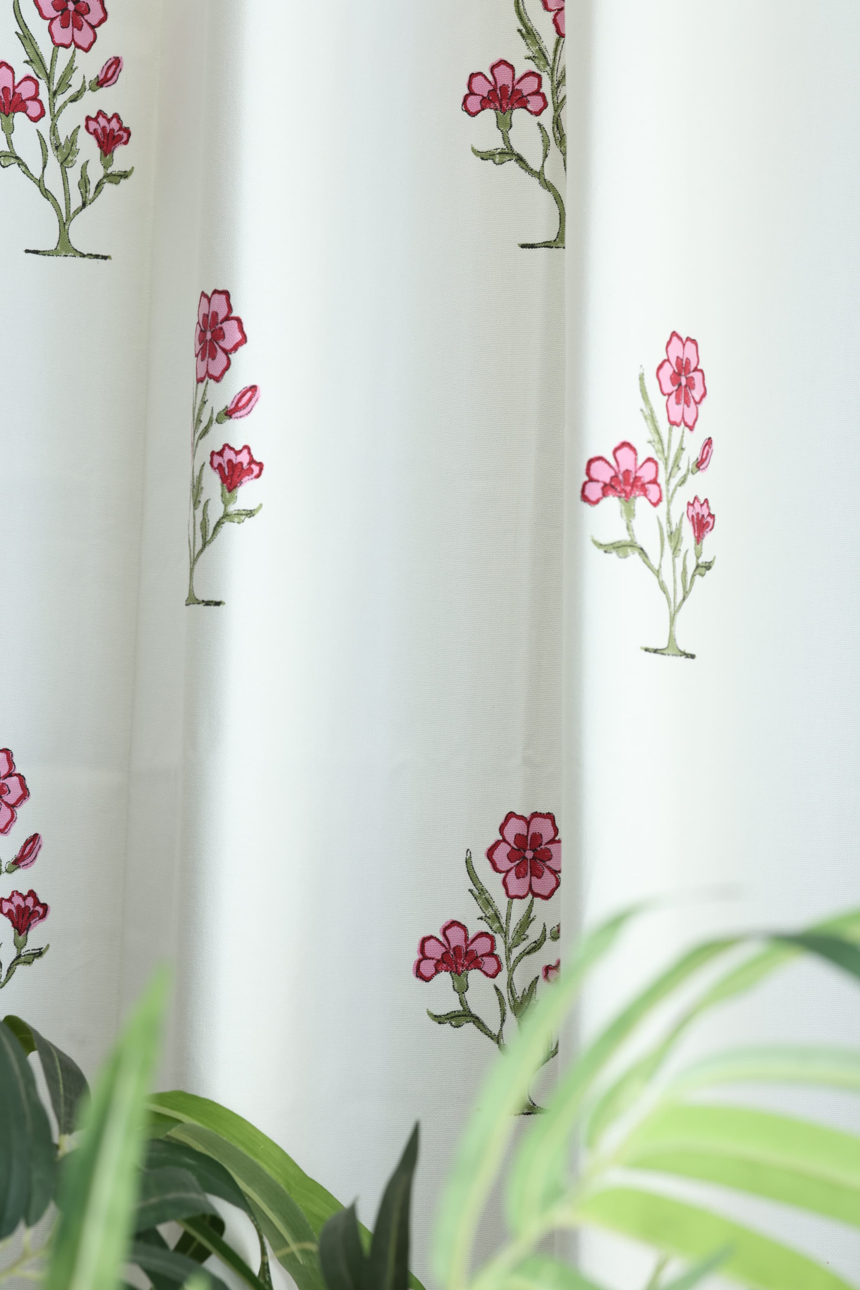 Curtains - Handblock printed curtains base