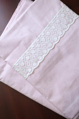 Bedsheets - King satin cotton lace bedsheets