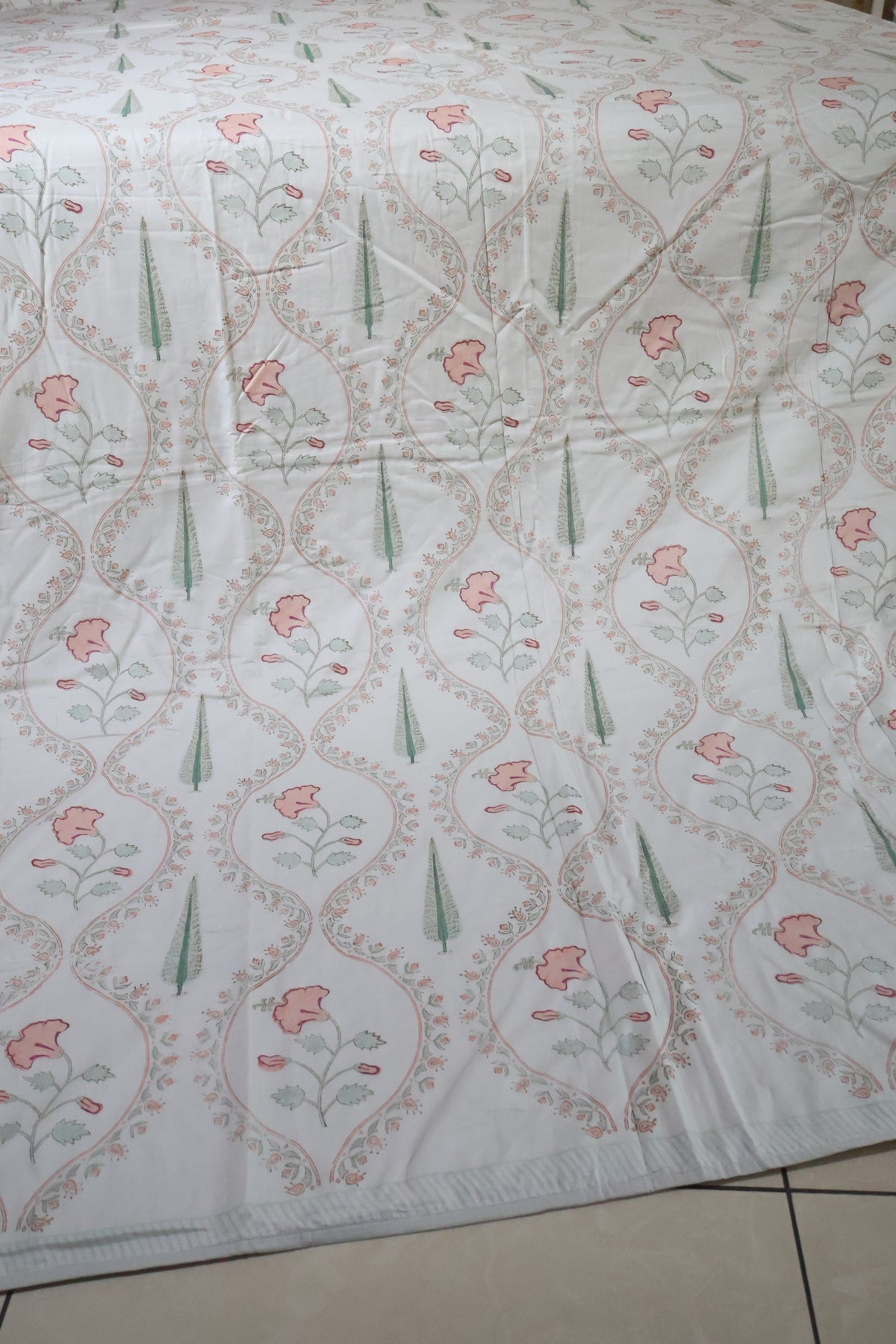 Double dohar / Blanket - Mughal handblock print