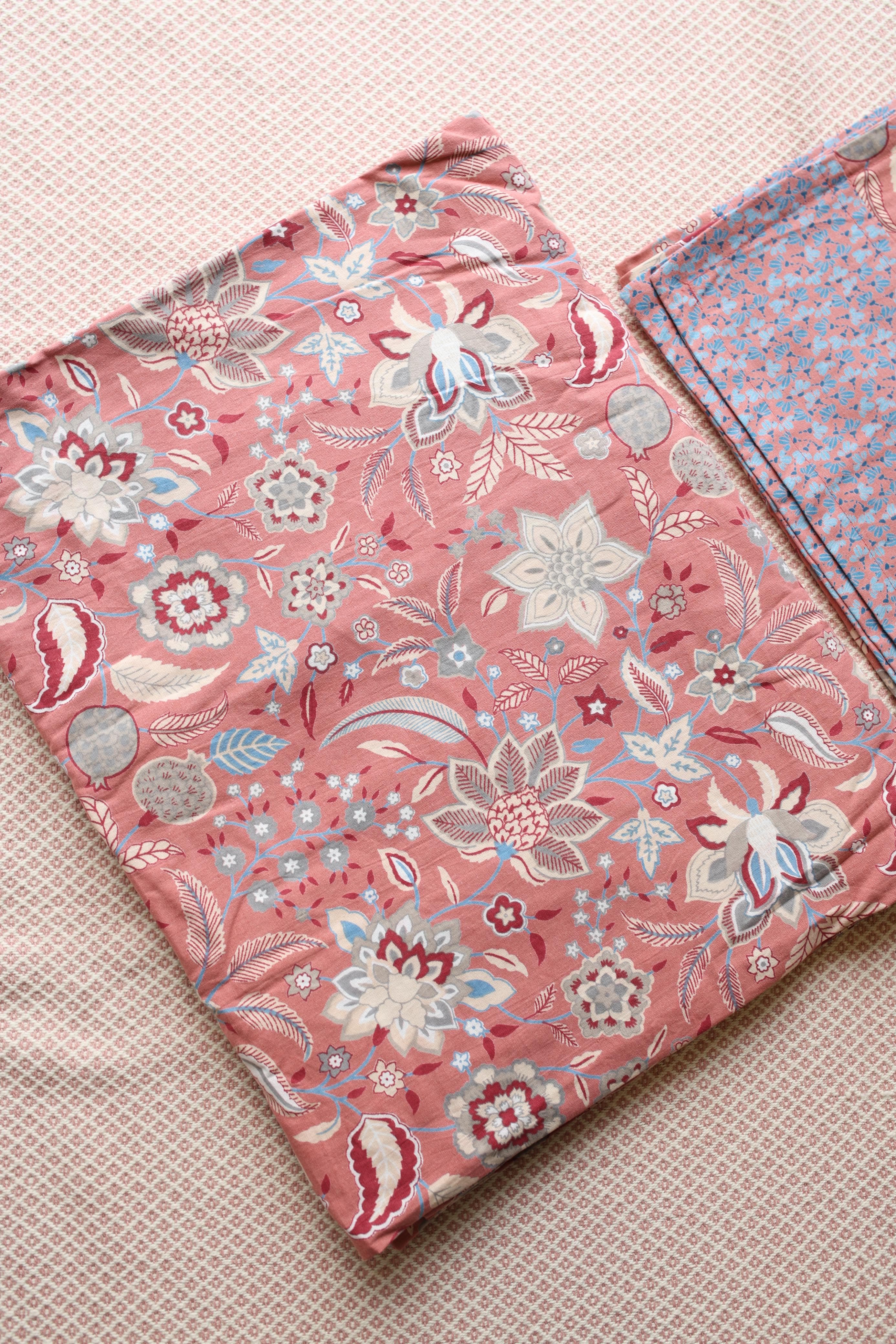 SuperKing Ajrakh Print Cotton Bedsheet